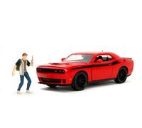 Jada Die-Cast Car The Walking Dead 2015 Dodge Challenger 1:24 Scale with 2.75" Glen Figure