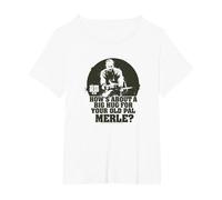 The Walking Dead Merle Bug Hug Tee T-Shirt, Women's Plus, White, 2X