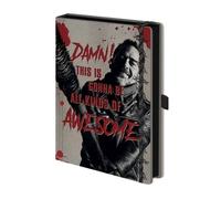 The Walking Dead Negan & Lucille A5 Notebook in Black The Walking Dead Black