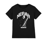 The Walking Dead Negan Mono Kids T Shirt, Black, 7-8