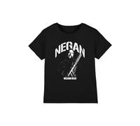 The Walking Dead Negan Mono Kids T-Shirt, Black | Size: 3-4 Years The Walking Dead Black 3-4 Years
