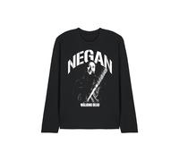 The Walking Dead Negan Mono Long Sleeve T-Shirt, Black | Size: XL The Walking Dead Black XL