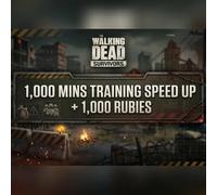 The Walking Dead: Survivors - 1,000 mins Training Speed Up + 1,000 Rubies Direct Top-Up - GLOBAL