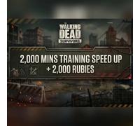 The Walking Dead: Survivors - 2,000 mins Training Speed Up + 2,000 Rubies Direct Top-Up - GLOBAL