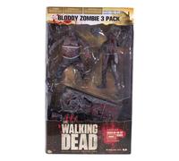 The Walking Dead TV Bloody Black & White Figure 3 Pack