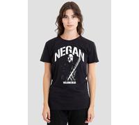 The Walking Dead Women's Negan Mono T-Shirt, Black | Size: Small The Walking Dead Black S