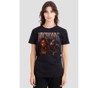 The Walking Dead Women's The Ones Who Lived Michonne Homage T-Shirt, Black | Size: Medium The Walking Dead Black M
