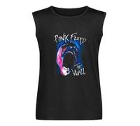 The Wall Screaming Face Album Cover Men's T-Shirt Rock Band Concert Sleeveless T-Shirt Black