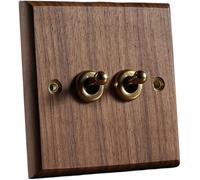 The wall toggle switch, 2 Way Simple Wall Switch ManualAntique 86 Type Old Intermediate(2 Gang)