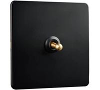 The wall toggle switch, 86 Wall Type Manual Wall Switch 2 Way Up And Down LeverToggle Light Switch Household Solid Copper Lever Lever(1 Gang)
