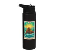 The Walrus Tarot Card Stainless Steel Insulated Water Bottle
