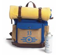 The Wand Company Ltd Fallout Lucy's Vault-Tec Backpack Replica with Blanket & Bottle in Blue The Wand Company Ltd Blue