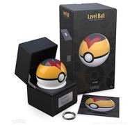 The Wand Company Original Poké Ball Authentic Replica - Realistic, Electronic, Die-Cast Poké Ball with Display Case Light Features - Officially Licensed by Pokémon