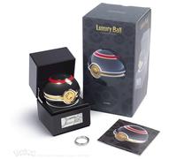 The Wand Company Original Poké Ball Authentic Replica - Realistic, Electronic, Die-Cast Poké Ball with Display Case Light Features - Officially Licensed by Pokémon