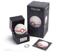 The Wand Company Original Poké Ball Authentic Replica - Realistic, Electronic, Die-Cast Poké Ball with Display Case Light Features - Officially Licensed by Pokémon