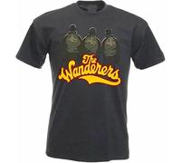The Wanderers V7 Graphite Movie Poster T-Shirt Unisex Black Mens Tees