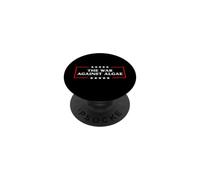 The War Against Algae Funny USA Sarcasm 250 Reflecting Pool PopSockets Adhesive PopGrip