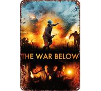 The War Below movie Metal Tin Sign Poster Decor for Living Room Cafe Decorative Sign for Wall 12x8Inches