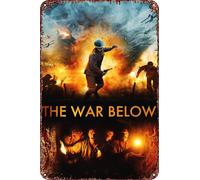 The War Below movie Metal Tin Sign Poster Decor for Living Room Cafe Decorative Sign for Wall 12x8Inches