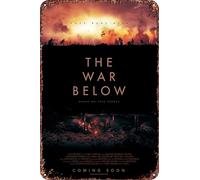 The War Below movie Metal Tin Sign Poster Decor for Living Room Cafe Decorative Sign for Wall 12x8Inches