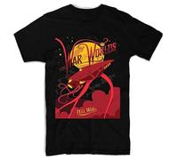 The War of The Worlds 1953 Sci-Fi Old Movie Mens T-Shirt Black 3XL