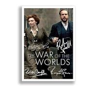 The War Of The Worlds Cast Signed Autograph A4 Poster Photo BBC TV Show Series Season Framed Memorabilia Gift (POSTER ONLY)