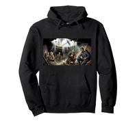 The War of the Worlds Science Fiction Hidden Beneath Pullover Hoodie