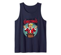 The War on Christmas is Real - Angry Santa President Tank Top