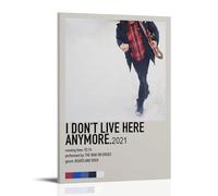 The War on Drugs I Don't Live Here AnymoreWaterproof Poster Wall Decoration Living Room Bathroom Kitchen Multifunctional Modern Printing Easy to Clean Decorative Gifts12x18inch(30x45cm)Frame-style