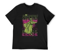 The Warning Band Error Men's T-Shirt Unisex Black Men Tees L