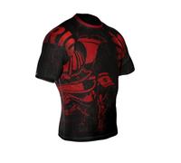 The "Warrior" compression rashguard is made of DBX MORE DRY M material.