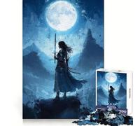 The Warrior Princess 1000 Teenager Pieces Jigsaw Puzzle Mind Exercise Toy Bonding Time Precision Cut Art Collection Piece (38x52cm)