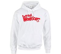 The Warriors Hoody Sweatshirt Cult 70S Movie Mens Hood Retro Street Gang Hoodie (WHITE - 4X-Large)