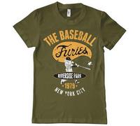 The Warriors Officially Licensed Furies - Riverside Park Mens T-Shirt (Olive), X-Large