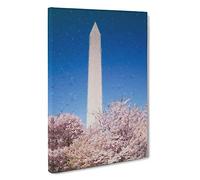 The Washington Monument Canvas Print | Gallery Wrapped 30mm Frame Wall Art | 30x20 inches | Ready to Hang | Modern Picture | Living Room Bedroom Lounge Office