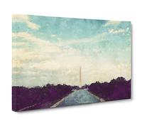 The Washington Monument Vol.1 Canvas Print | Gallery Wrapped 30mm Frame Wall Art | 30x20 inches | Ready to Hang | Modern Picture | Living Room Bedroom Lounge Office