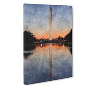 The Washington Monument Vol.2 Canvas Print | Gallery Wrapped 30mm Frame Wall Art | 30x20 inches | Ready to Hang | Modern Picture | Living Room Bedroom Lounge Office