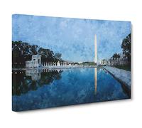 The Washington Monument Vol.4 Canvas Print | Gallery Wrapped 30mm Frame Wall Art | 30x20 inches | Ready to Hang | Modern Picture | Living Room Bedroom Lounge Office