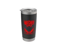 The Watcher Gothic Horror Mothman Cryptid Stainless Steel Insulated Tumbler