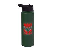 The Watcher Gothic Horror Mothman Cryptid Stainless Steel Insulated Water Bottle