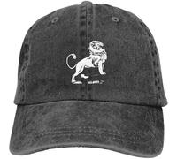 The Watching Tiger Men Women Sun Hats Adjustable Denim Cap Low Profile Dad Caps Plain Hats for Trucker Golf Hiking