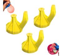 The Water Fights Gadget, 2 in 1 Water Balloons Filling Cover, Easy Fill Wa-ter Ballons Tie Tool, Self Sealing Wa-ter Balloons Tools, Easy Rapid Fill Ballons Tie Tool with Tying Tools (3pcs-A)