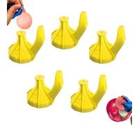 The Water Fights Gadget, 2 in 1 Water Balloons Filling Cover, Easy Fill Wa-ter Ballons Tie Tool, Self Sealing Wa-ter Balloons Tools, Easy Rapid Fill Ballons Tie Tool with Tying Tools (5pcs-A)