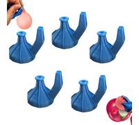 The Water Fights Gadget, 2 in 1 Water Balloons Filling Cover, Easy Fill Wa-ter Ballons Tie Tool, Self Sealing Wa-ter Balloons Tools, Easy Rapid Fill Ballons Tie Tool with Tying Tools (5pcs-B)