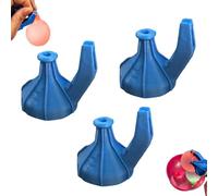 The Water Fights Gadget, 2 in 1 Water Balloons Filling Cover, Easy Fill Wa-ter Ballons Tie Tool, Self Sealing Wa-ter Balloons Tools, Easy Rapid Fill Ballons Tie Tool with Tying Tools (3pcs-B)