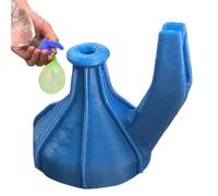 The Water Fights Gadget, Water Balloon Filler,Water Balloons Quick Fill With Tying Tool For Backyard Garden Fun Hot Weather Activities (Blue)