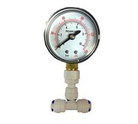 The Water Filter Men Pressure Gauge for Aquarium RO Reverse Osmosis System with 1/4