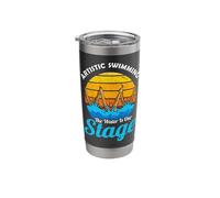 The Water is Our Stage Funny Artistic Swimming Stainless Steel Insulated Tumbler