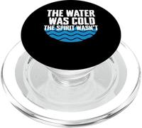 The Water Was Cold The Spirit Wasnt Baptism Christian PopSockets PopGrip for MagSafe