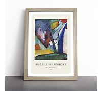 The Waterfall by Wassily Kandinsky | Framed Wall Art Print | Modern Home Decor Picture | Ready to Hang Artwork for Living Room, Bedroom, Kitchen or Office | Multiple Sizes